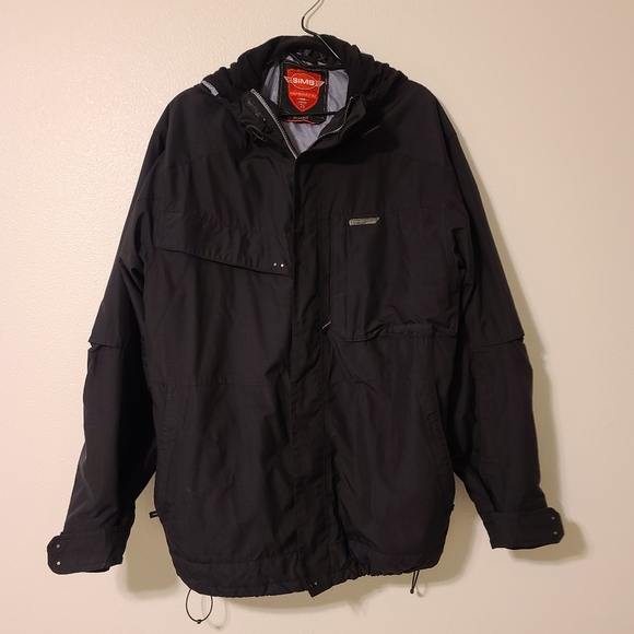 Sims Other - SIMS XX-Large Black Hooded Snowboard Jacket
